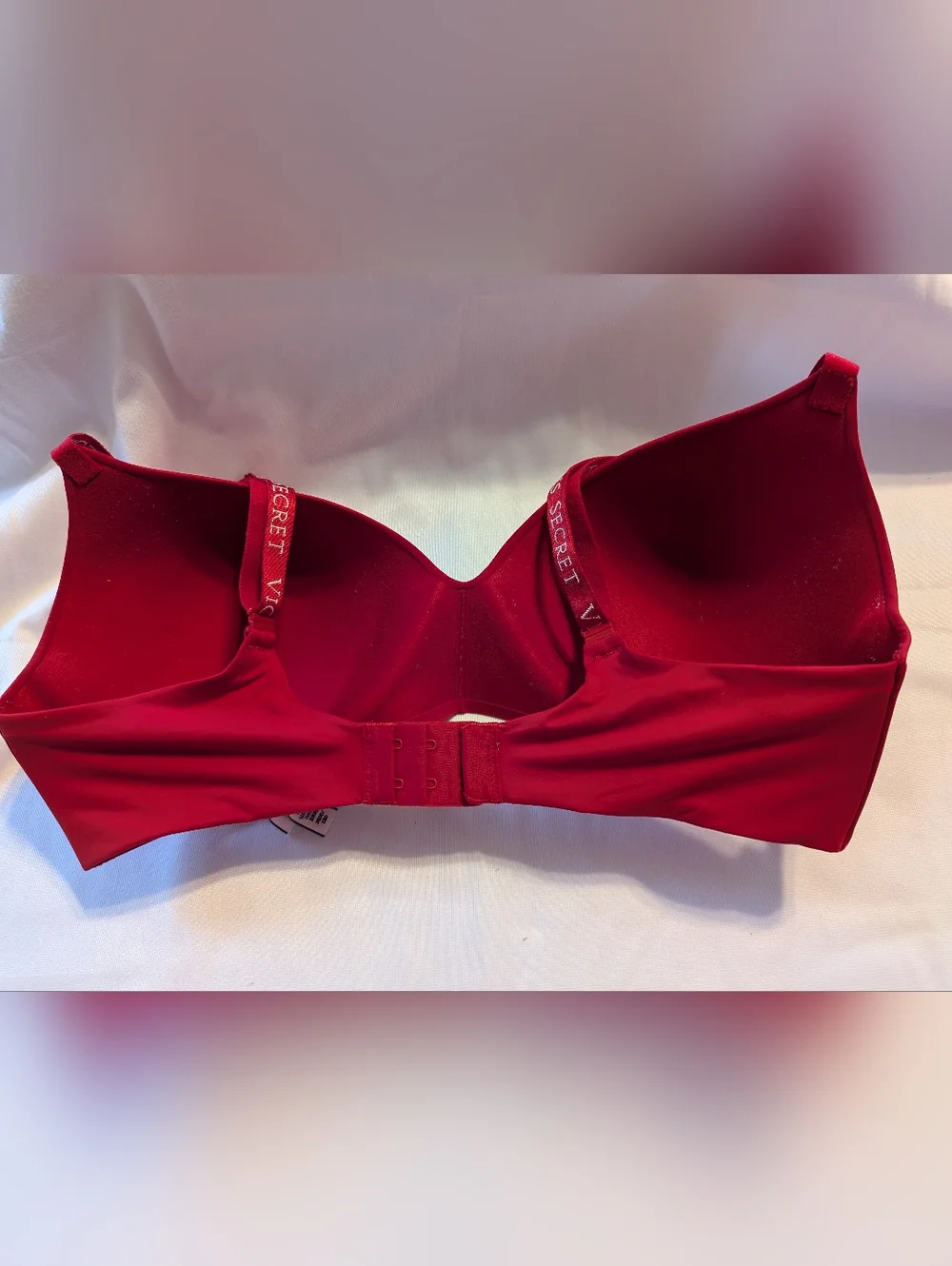 Victoria Secret Red T Shirt Padded Bra Size 36DD - Picture 3 of 8